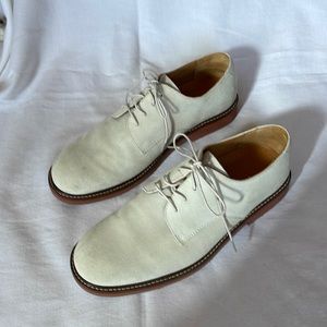 Jos. A Bank Men’s Off-white Suede Oxfords Sz 11.5